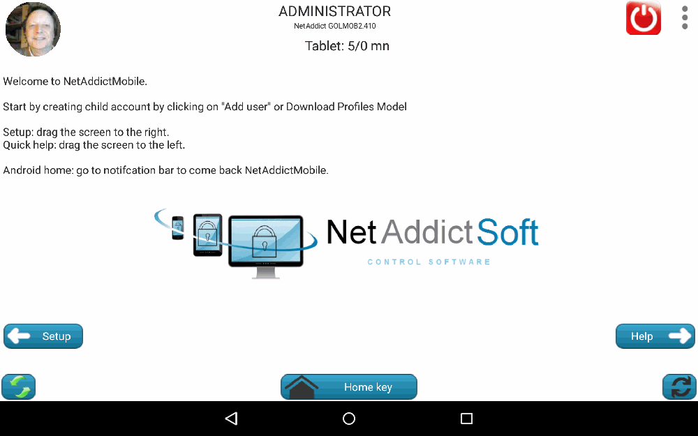 Screenshots NetAddictMobile - NetAddictSoft